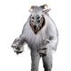 thumbnail image 1 of Mascara Hombre Lobo Feroz Halloween Evento Terror Bestia Realista Criatura Nocturna, 1 of 6