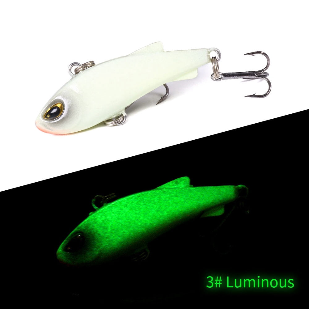 HENGJIA 10 Pack Lipless Crankbaits for Bass Fishing Lures, Sinking Deep Diving Crank Bait, Small VIB Hard Baits Fishing Jigs for Freshwater and Saltwater Bass, Trout, Perch, Walleye