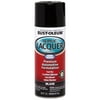 Black, Rust-Oleum Automotive Gloss Acrylic Lacquer Spray Paint-253365, 12 Oz