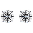 thumbnail image 4 of SuperJeweler 3/4 Carat Lab Grown Diamond Stud Earrings In Sterling Silver For Women, 4 of 5