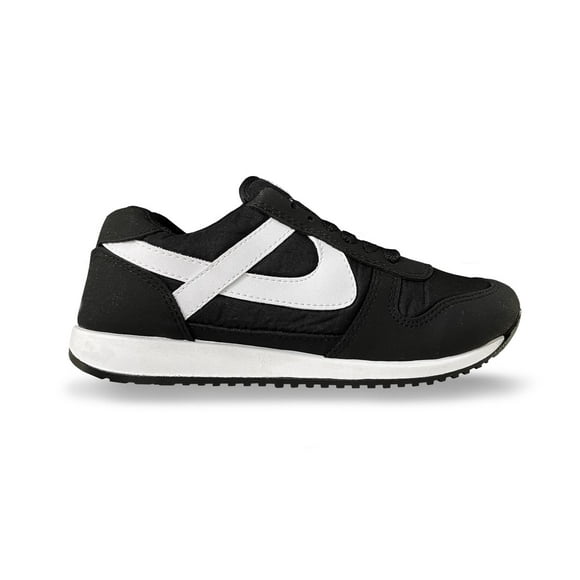 Tenis Panam Para Hombre Mujer Casual Textil Negro 28 126C4M