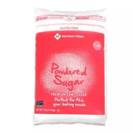Powdered Sugar - 7 lbs. Bag - Ideal for Baking & Desserts
