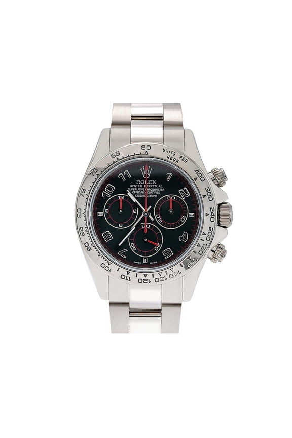 Pre-Owned Rolex Cosmograph Daytona 40MM 116509 Black Arabic Dial Tachymeter Bezel Stainless Steel Oyster Bracelet