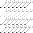 thumbnail image 1 of 100PCS 4 Inch Pegboard Hooks Peg Board Hooks Accessories Fit 1/8” and 1/4” Peg Board with Rubber Tipped, Metal Pegboard Hooks for Garage, Office, Kitchen, Store, 1 of 7