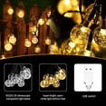 thumbnail image 3 of Bola de cristal LED, luces de cadena navideñas, bola de burbujas de cristal USB, lámpara de guirnalda de hadas para decoración para fiesta de boda y Navidad JShteea El nuevo, 3 of 7
