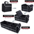 thumbnail image 4 of Organizador para el Maletero del Coche Almacenamiento de Maletas Impermeables, con Bolsa de Refrigeración Térmica y a Prueba de Fugas, Tapa Plegable, Cinturón de Fijación Ajustable, 4 of 6