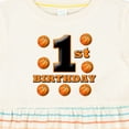 thumbnail image 4 of Inktastic 1st Birthday Basketball Girls Baby Dress, 4 of 5