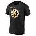 thumbnail image 2 of Men's Fanatics Brad Marchand Black Boston Bruins Authentic Stack Name & Number T-Shirt, 2 of 3