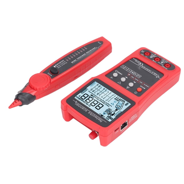Probador de cable Ethernet rastreador de cables de red Pantalla LCD Modo Poe 3000 m Distancia de búsqueda de cables Escaneo antiinterferencias para arquitectura ANGGREK Otros