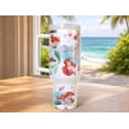 thumbnail image 2 of 40oz Little Mermaid Tumblers - Engraved Insulated Cup for Princess Gifts, White, 2 of 6