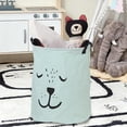 thumbnail image 4 of Foldable Fabric Storage Basket Heavy-Duty Canvas Waterproof, Large Capacity, Reinforced Handles Foldable, Sturdy, Odorless Laundry Hamper, Toy Organizer, General Storage, 4 of 6