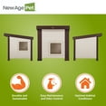thumbnail image 6 of New Age Pet ECOFLEX Albany Outdoor Cat House, Weather-resistant, Dual Door Flaps, 6 of 9