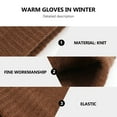 thumbnail image 4 of Howooi 1 Pair Winter Warm Knitted Gloves Flexible Full Finger Gloves Thicken Gloves, 4 of 10