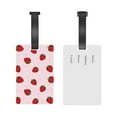 thumbnail image 5 of Honeii Strawberry Print Luggage Tags for Suitcases, Airplane Travel Essentials for Flying, International Travel Must Haves, and Luggage Accessories, 5 of 7