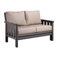 thumbnail image 5 of CR Plastic Stratford Patio Loveseat in Gray-Milano Charcoal, 5 of 6