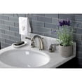 thumbnail image 2 of Kingston Brass KB986RXLPN Restoration Widespread Bathroom Faucet with Pop-Up Drain, Polished Nickel, 2 of 8