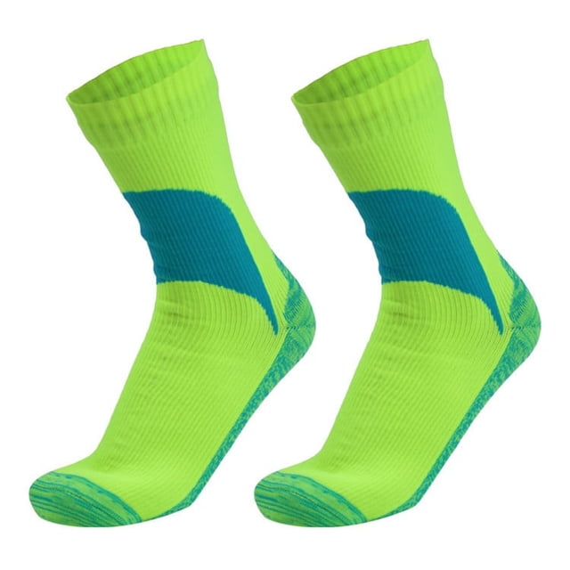 JASKFLY Chaussettes de Randonnée Imperméables Mi-Mollet Chaussettes d'Extérieur pour le Camping Vert Durables et Confortables pour la Randonnée