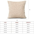 thumbnail image 6 of Antelope Beige White Pillow Covers 20X20 Inch Neutral Animal Faux Fawn Decorative Pillow Cases Modern Euro Cotton Linen Throw Pillows Set of 2 Farmhouse Home Decor for Sofa Couch Porch Outdoor, 6 of 6