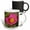Multicolor, variant on 3drose, Macro Photograph of a Hot Pink Purslane Flower in Bloom., 11oz Two-tone Black Mug