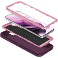 thumbnail image 2 of GHSDFBB for Galaxy S21 5G Case Shockproof Dust/Drop Proof 3-Layer Full Body Protection [Without Screen Protector] Rugged Heavy Duty Durable Cover Case for Samsung Galaxy S21 5G 6.2 2021, Purple/, 2 of 6