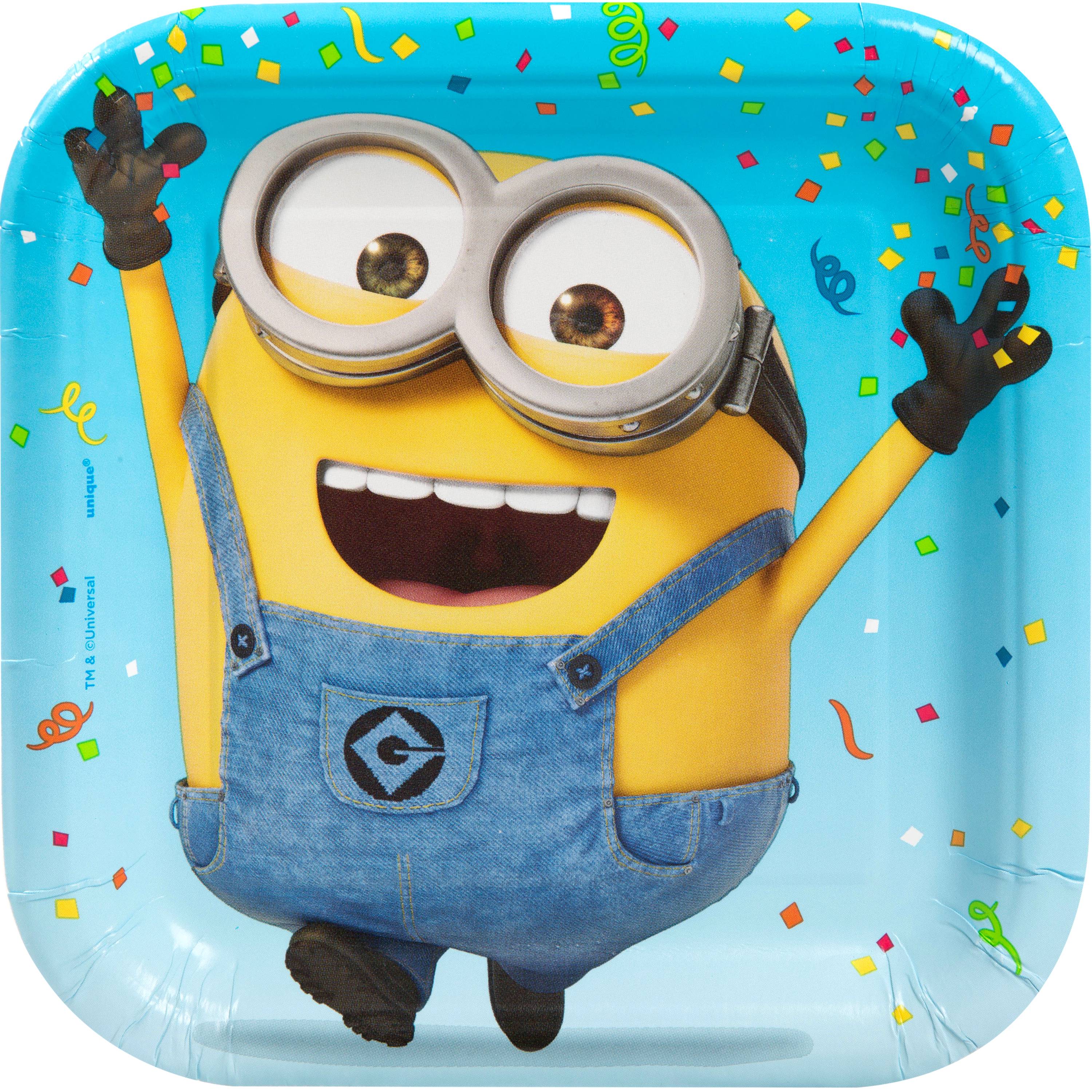 7" Despicable Me Minions Paper Dessert Plates, 8ct