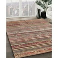 thumbnail image 2 of Ahgly Company Indoor Round Contemporary Camel Brown Southwestern Area Rugs, 3' Round, 2 of 6
