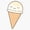 1pcs, variant on Sweet Soft Serve Swirl Ice Cream Cone Summer Dessert Parlor Icon Decal For Kids Water Bottle Sticker