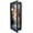 Rustic Black, variant on 5x12.5 Wood Shadow Box Frame Glass Door Display Case with Linen Back and 6 Stick Pins,1.5 inches Interior Depth,Ideal for Memorabilia Pictures Flowers Medals Tickets