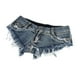 thumbnail image 4 of Pantalones Cortos De Cintura Baja Mini Hot Pants Jeans Micro Sports Denim Beach Casual Lady M Sunnimix Jeans Shorts Mujeres, 4 of 8