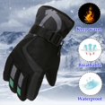 thumbnail image 6 of Ociviesr Windproof S/M/L Size Winter Warm Boys Outdoor Skating Snow Kids Ski Girls Gloves Snowboarding Kids Gloves Mittens Women Mittens Mittens for Women Cold Weather Insulated, 6 of 7
