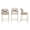 Cream, variant on Carolayne Upgraded 26.5''H Outdoor Counter Height Chairs, Boho-Style Rattan Bar Stools Set of 2, Slate Gray