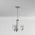 thumbnail image 2 of 4103-84-Minka Lavery-Parsons Studio - Mini Chandelier 3 Light Brushed Nickel in Transitional Style - 18.5 inches tall by 18 inches wide, 2 of 2