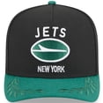 thumbnail image 2 of Youth New Era  Black/Green New York Jets 2025 NFL Draft A-Frame 9FIFTY Snapback Hat, 2 of 5