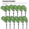 thumbnail image 3 of 12Pcs  Iron Covers Set With Numbers Soft Protective  Head Cover Protective Headcover For Court Exercise, 3 of 8