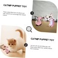 thumbnail image 2 of Muñecos de gatos de peluche Molar para mascotas, juguetes para gatitos, perritos, gatos, cachorros, juguete interior mezclado con suministros, forma de dibujos animados, 5 uds. Sincero Electrónica, 2 of 5