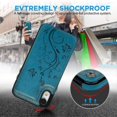thumbnail image 4 of Funda protectora de Pu Funda con tapa para Ph celular Et H Et Funda para Ph celular con función D y broche Compatible con Ipho, 4 of 5