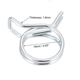 thumbnail image 3 of Unique Bargains Double Wire Motorcycle ATV 16mm Fuel Line Hose Tube Spring Clips Clamp Zinc Plated 10Pcs, 3 of 3