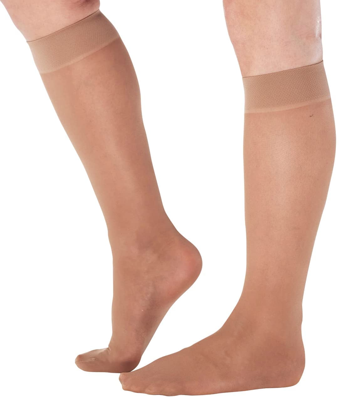Made in USA Womens Compression Socks for Swelling 815 mmHg Beige, XLarge