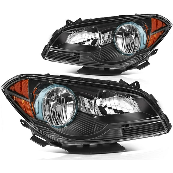 ECCPP Headlights Assembly For Chevrolet For Malibu 2008-2012 Driver and Passenger Side
