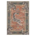 thumbnail image 3 of GENIMO 2'x3' Area Rug, Washable Non Slip Soft Zebra Print Indoor Door Mat for Entryway Kitchen Laundry Room, Rust Red, 3 of 6