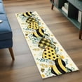 thumbnail image 3 of Spring Bee Love 2'x6' Runner Rugs for Hallway Kitchen Bedside Non Slip Washable, Yellow Daisy Eucalyptus Leaves Rustic Entryway Rug Runners with Rubber Backing, Long Carpet Runner for Laundry Room, 3 of 8