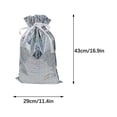 thumbnail image 2 of Zatoumnr Christmas Drawstring Candy Bag (29*43cm), Festive Seasonal Decorative Pouch for Gifts Christmas Decorations Indoor Outdoor Christmas Gifts for Women Men Family, 2 of 7
