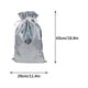 thumbnail image 1 of Bolsas de regalo navideñas con cordón para envolver regalos | Bolsas de papel de aluminio para dulces con cierre de cordón, 1 of 7