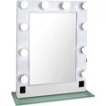 thumbnail image 1 of Ver Beauty VL008-126 Whiter 10 LED Light Bulbs PC Body & Glass Base Hollywood Vanity Mirror, 1 of 1