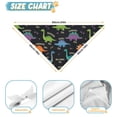 thumbnail image 6 of Dog Bandana 2 Pack,Black Dinosaurs with Weight Tags Bandanas for Dogs,Cat Bandana,Small/ Large Dog Bandana 2 Size,Dog Bandanas, 6 of 6