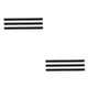 thumbnail image 4 of Injueey Tira de aislamiento térmico Cubierta de silicona anti-escaldado Protector de borde de estante de horno de microondas largo, 3 piezas, negro Type1 NO1 Injueey CBP169647, 4 of 6