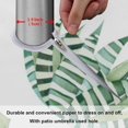 thumbnail image 6 of Coolnut 60" Flamingo Round Tablecloth, Waterproof Spillproof Polyester Fabric Table Cover with Zipper Umbrella Hole for Outdoor Patio Garden Dining Party, 6 of 7