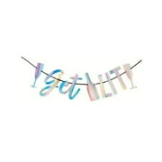 Get Lit Iridescent Banner