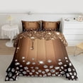 thumbnail image 2 of Feelyou Chic Princess Fashion Full Size Comforter Sets, Glitter Sequin Print Bedding Comforter Set, Teen Adult Girl Female Reversible Bedding Sets, Microfiber Bedroom Decor, 3pcs, 2 of 8