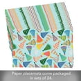 thumbnail image 4 of CounterArt "Party Hats" 24-Sheet Reusable Premium Paper Placemats, 4 of 6